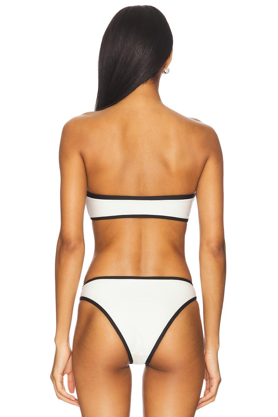 The Tati Bikini Top Solid & Striped Product Image