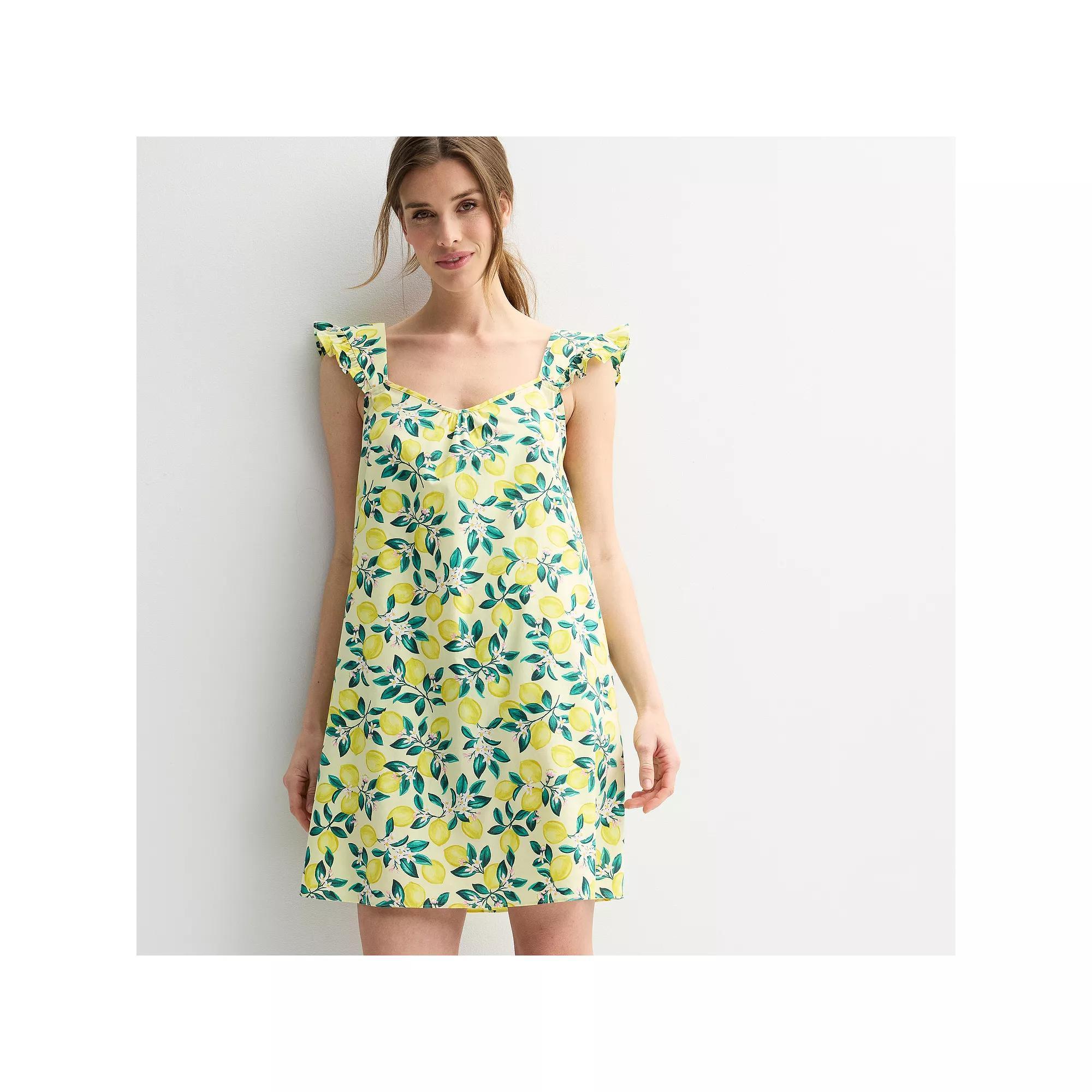 Women's Draper James Woven Chemise Nightgown, Size: XS, Lemons Product Image