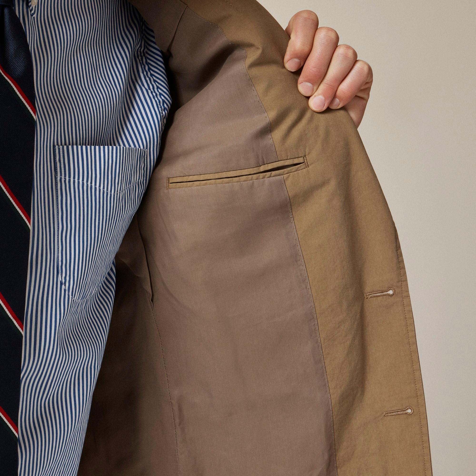 Relaxed-fit suit jacket in cotton poplin Product Image