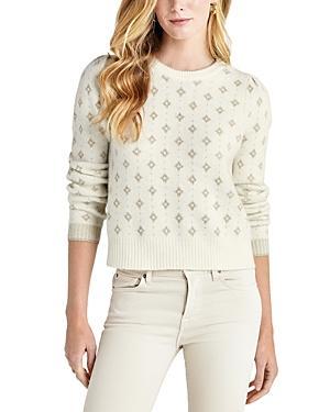 Splendid Keira Lurex Sweater (Snow) Women's Sweater Product Image