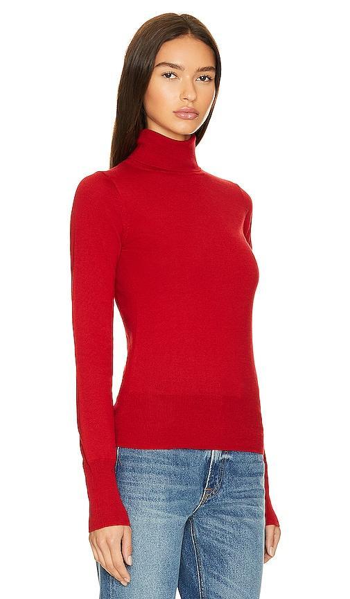 GRLFRND Merino Wool Turtleneck Sweater in Black. Size M, S, XS. Product Image