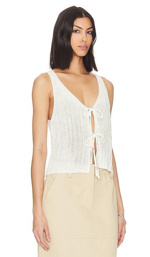 Anaya Tie Front Top MORE TO COME Product Image
