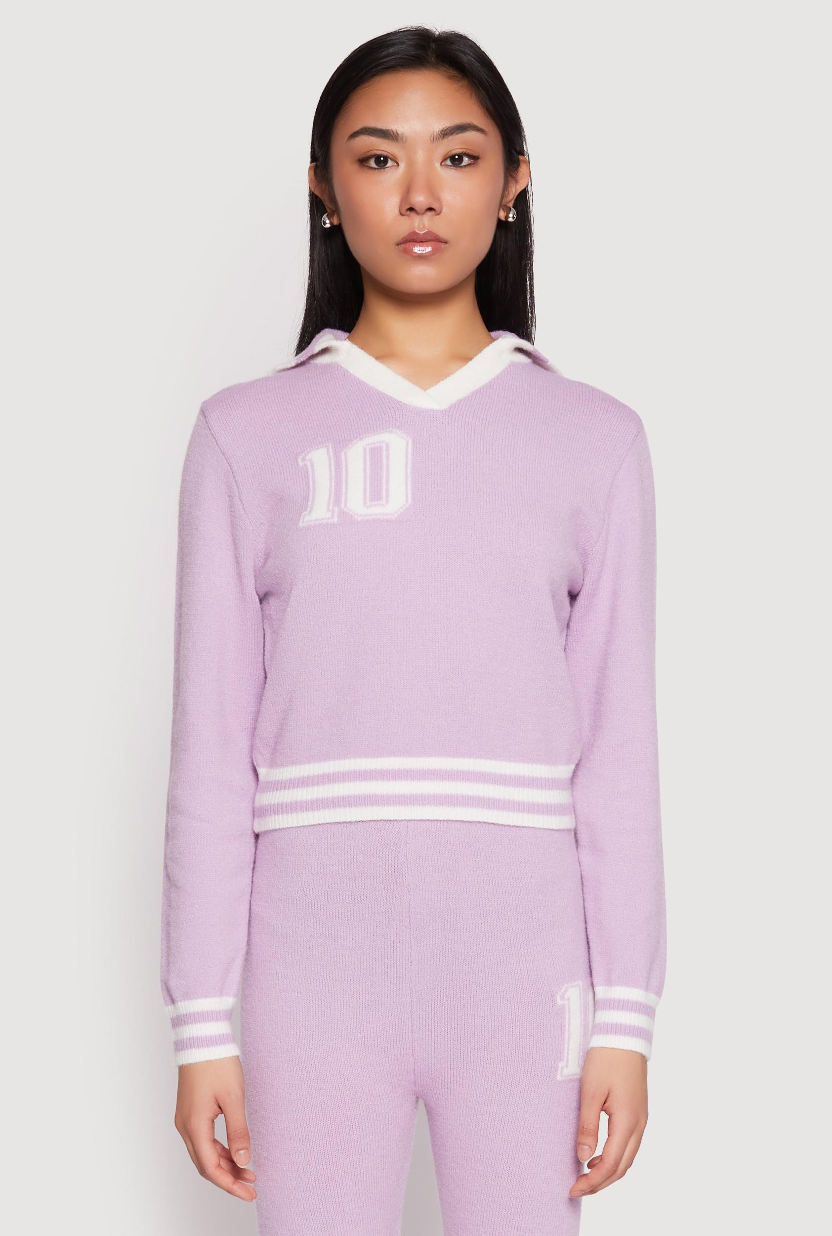 Womens Daisy Johnny Collar 10 Graphic Sweater Product Image
