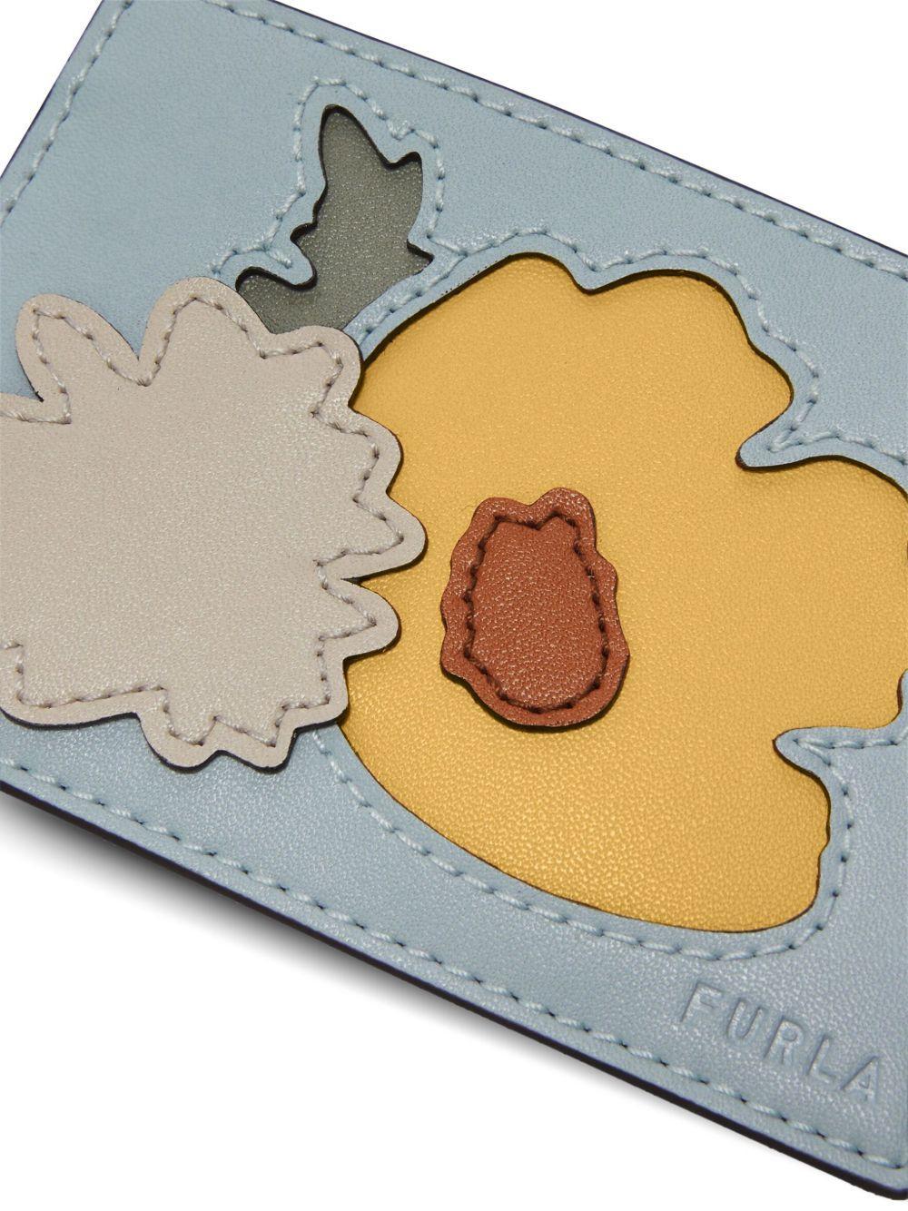 floral-appliqué cardholder Product Image