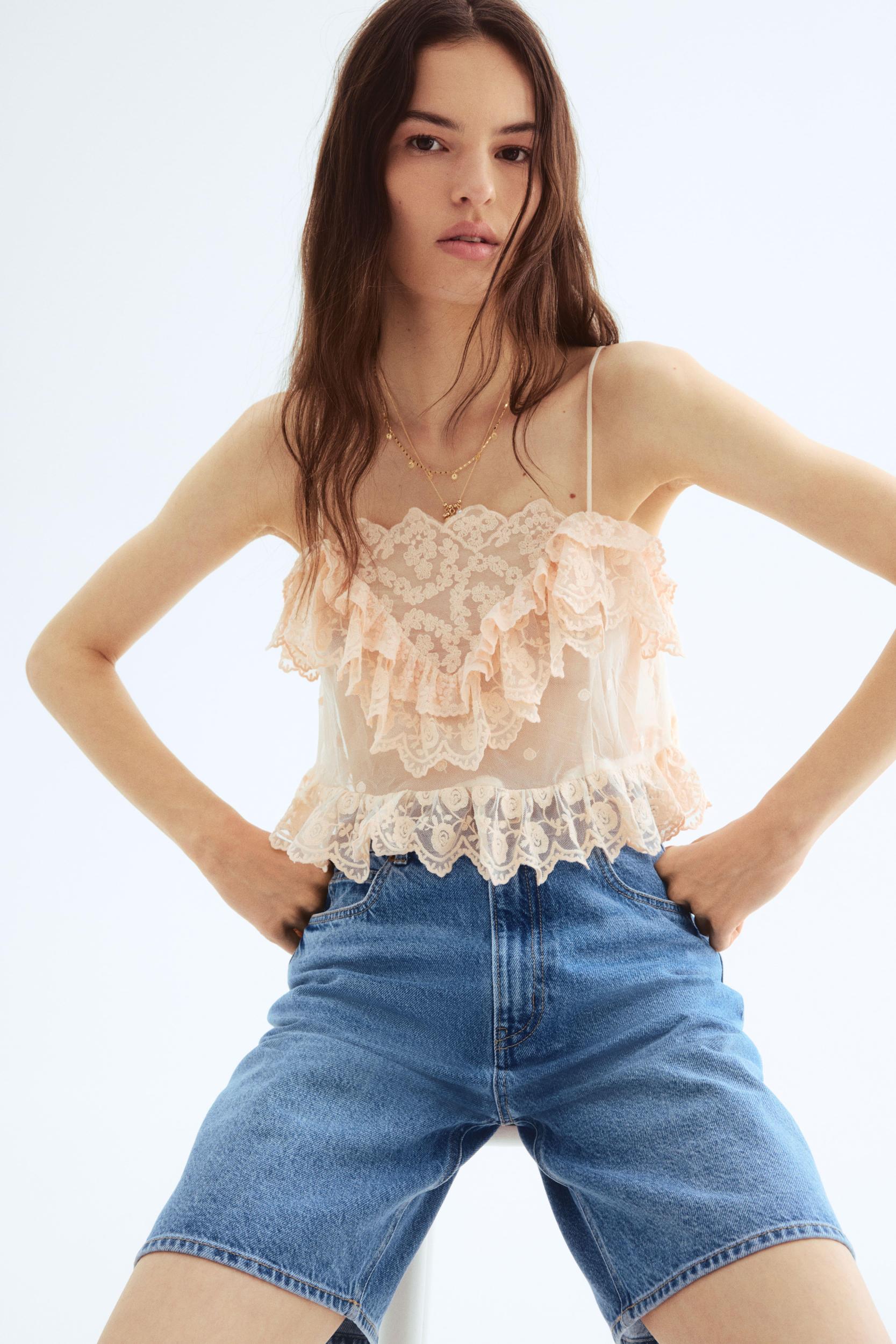 Denim Bermuda Shorts Product Image