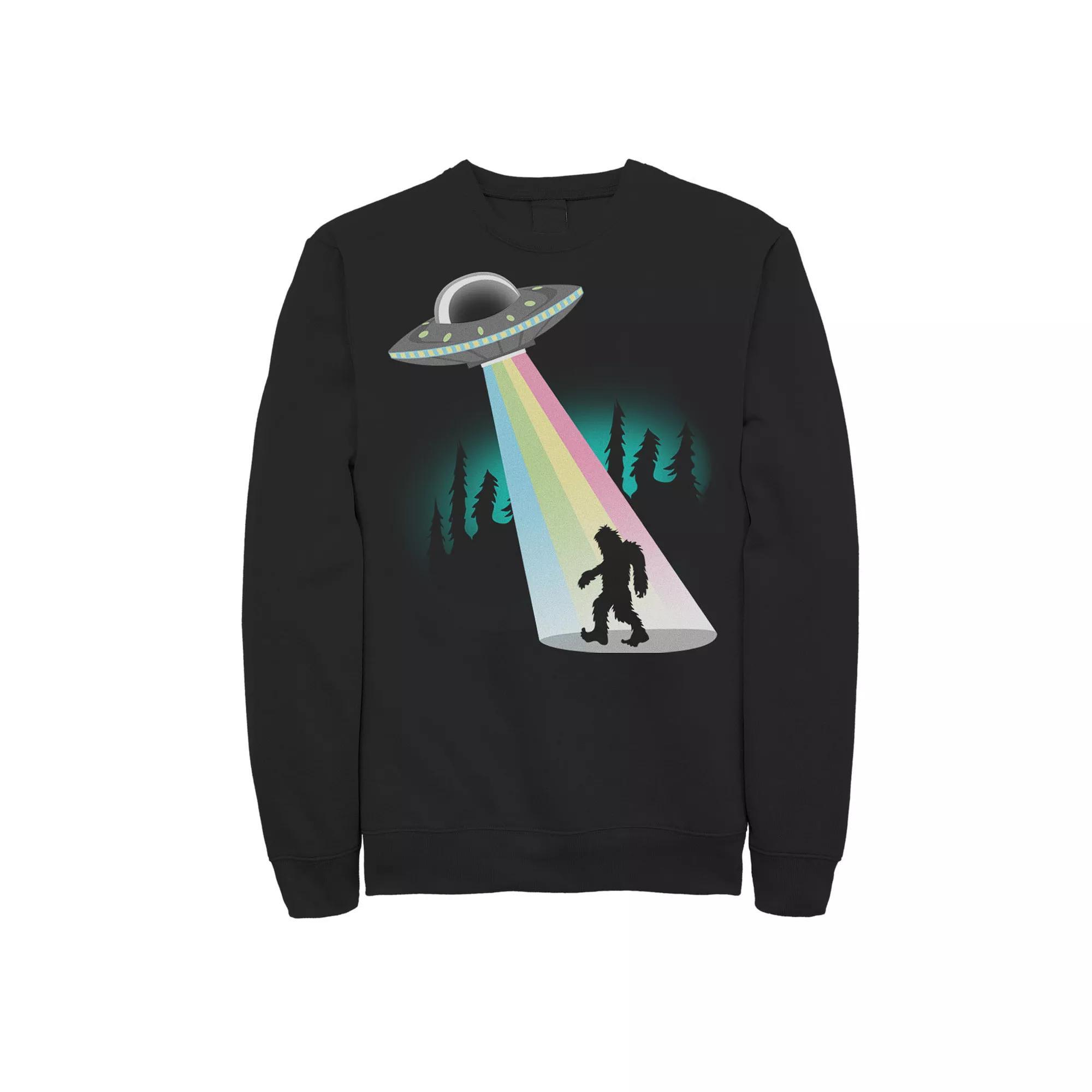 Men's Spacecraft Sasquatch Abduction Sweatshirt, Size: Large, Black Product Image