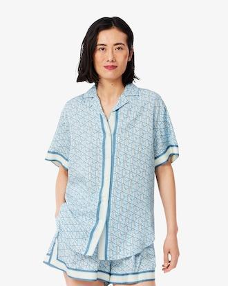 Oversized Monogram Print Shirt Product Image