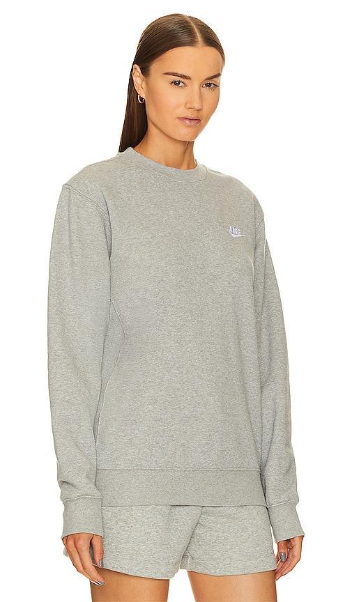 Nike Men's Club Crewneck Sweatshirt in Khaki/White at Nordstrom, Size Small Product Image
