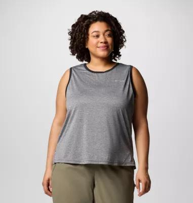 Plus Size Columbia Bluevista Hill™ Omni-WICK™ Tank Top, Women's, Size: 1XL, Razzle Grey Product Image
