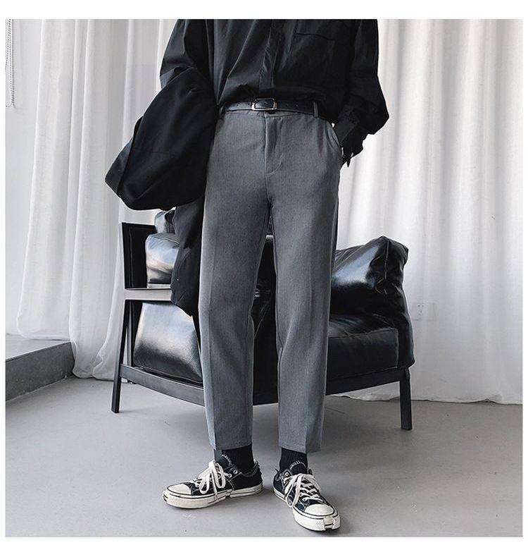 Cropped Straight Leg Pants Product Image