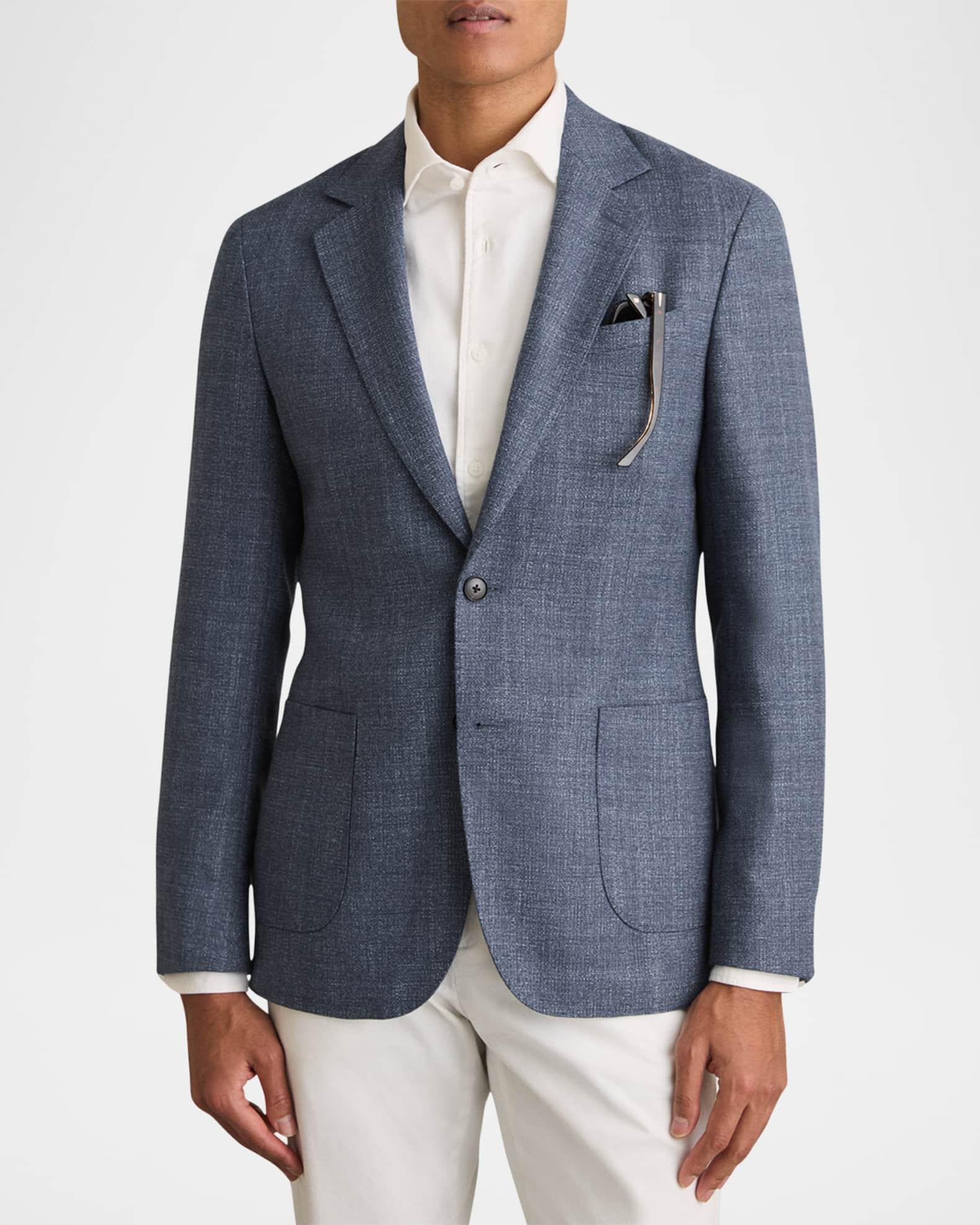 Men's Textured Wool-Blend Sport Coat Product Image