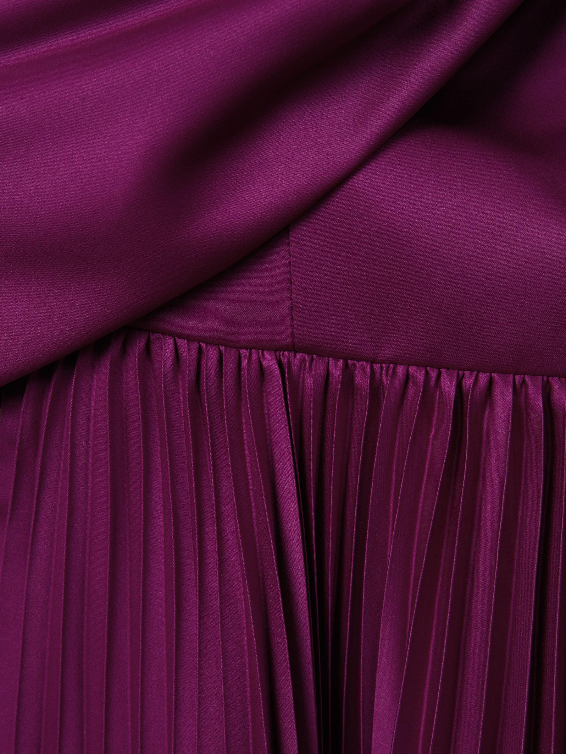Amur Off-The-Shoulder Mini Dress in Purple Product Image