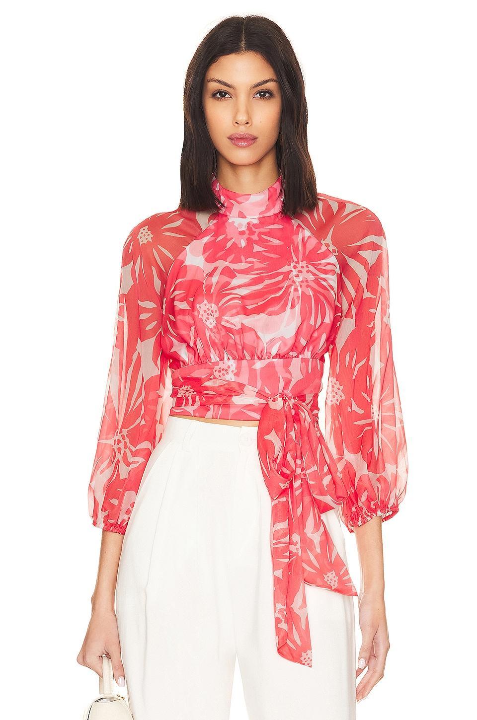 X Revolve Aurelie Long Sleeve Top Amanda Uprichard Product Image
