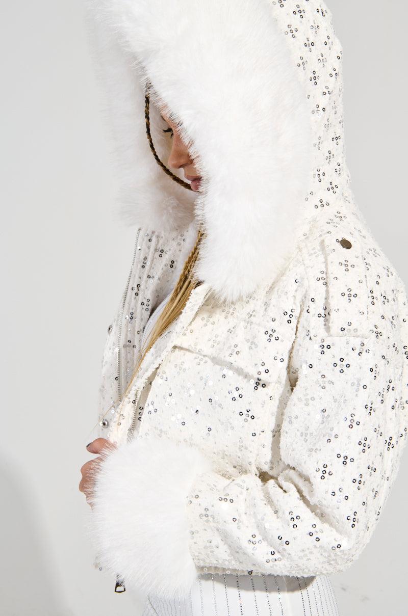 SNOWBIRD FUR TRIM PUFFER Product Image