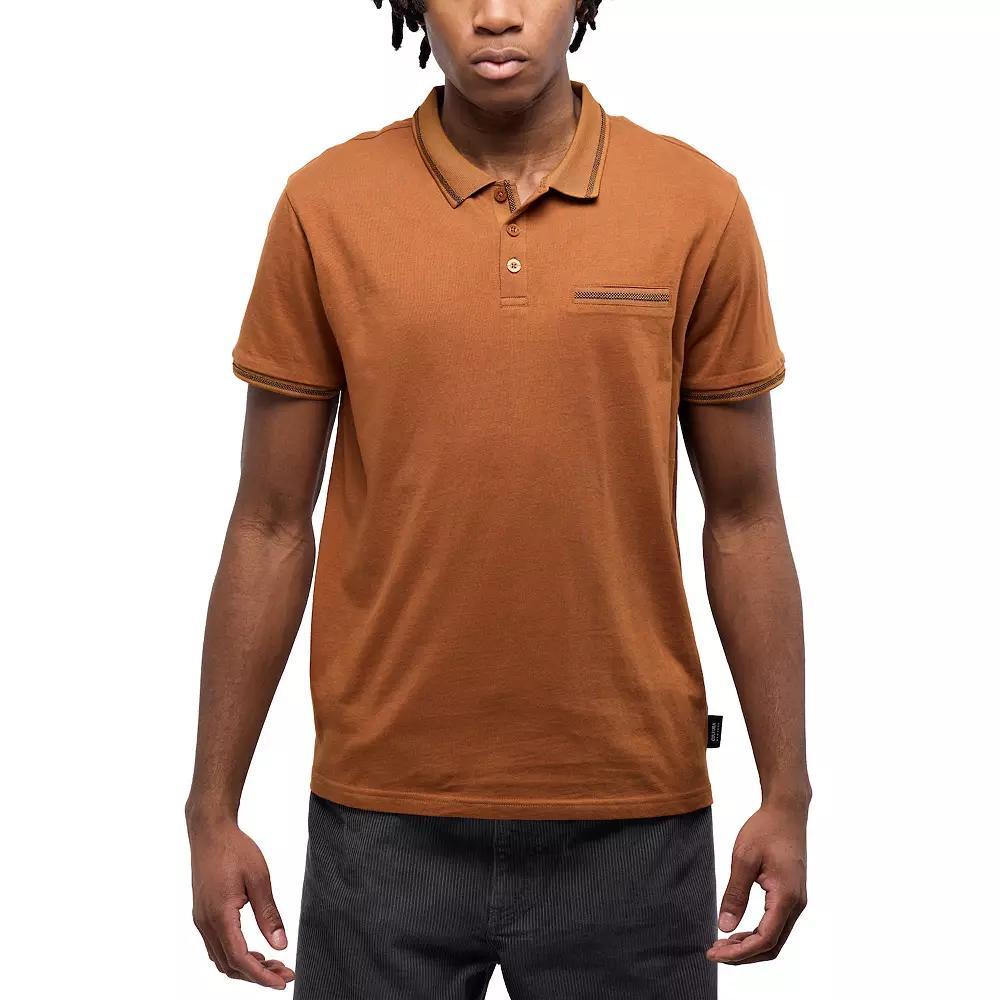 Men's Cultura Short Sleeve Polo With Chest Rib Pocket, Size: XL, Sienna Product Image