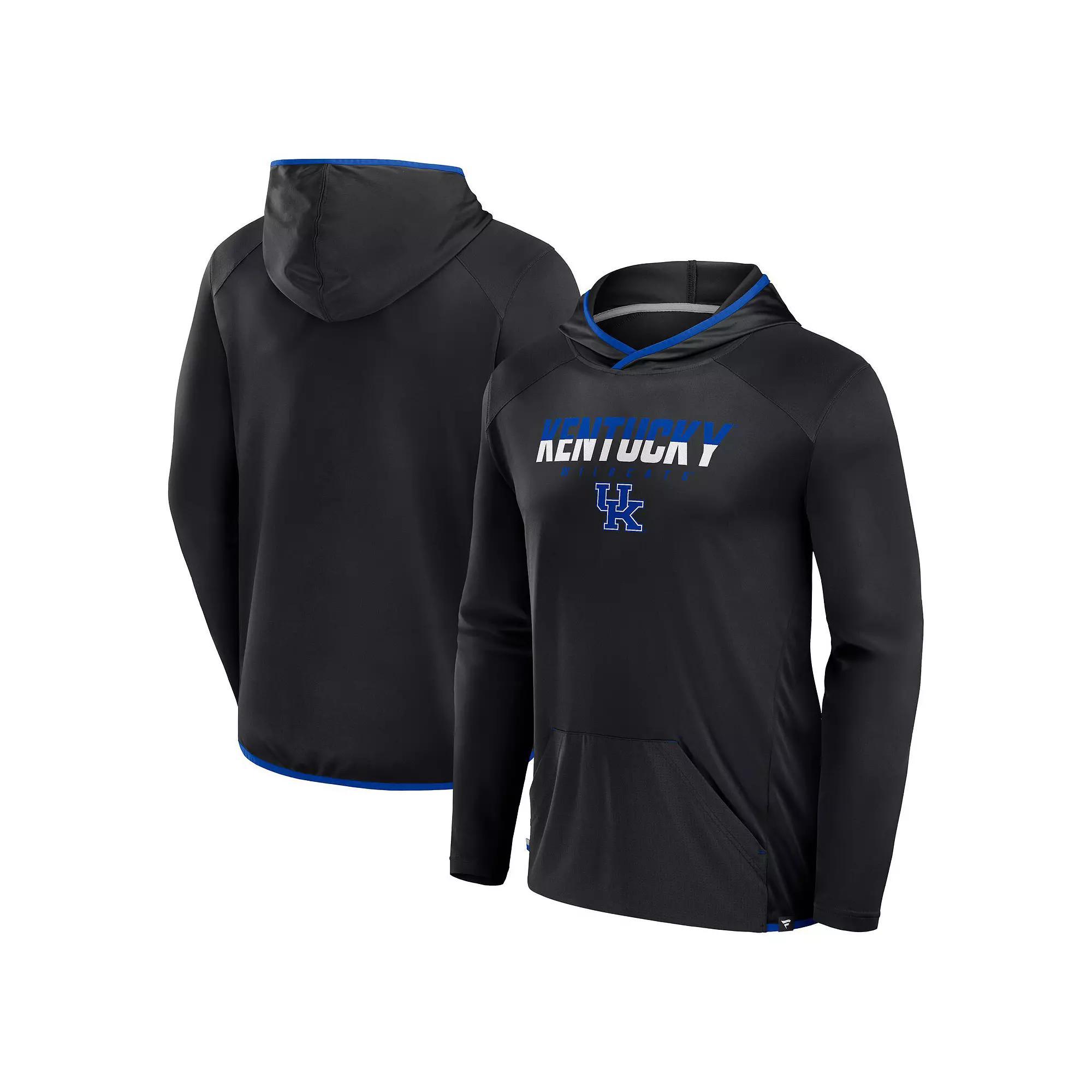 Men's Fanatics Black/Royal Kentucky Wildcats Transitional Hoodie T-Shirt, Size: XL Product Image