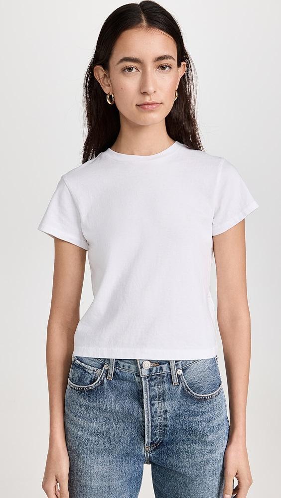 AGOLDE Adine Shrunken Tee | Shopbop Product Image