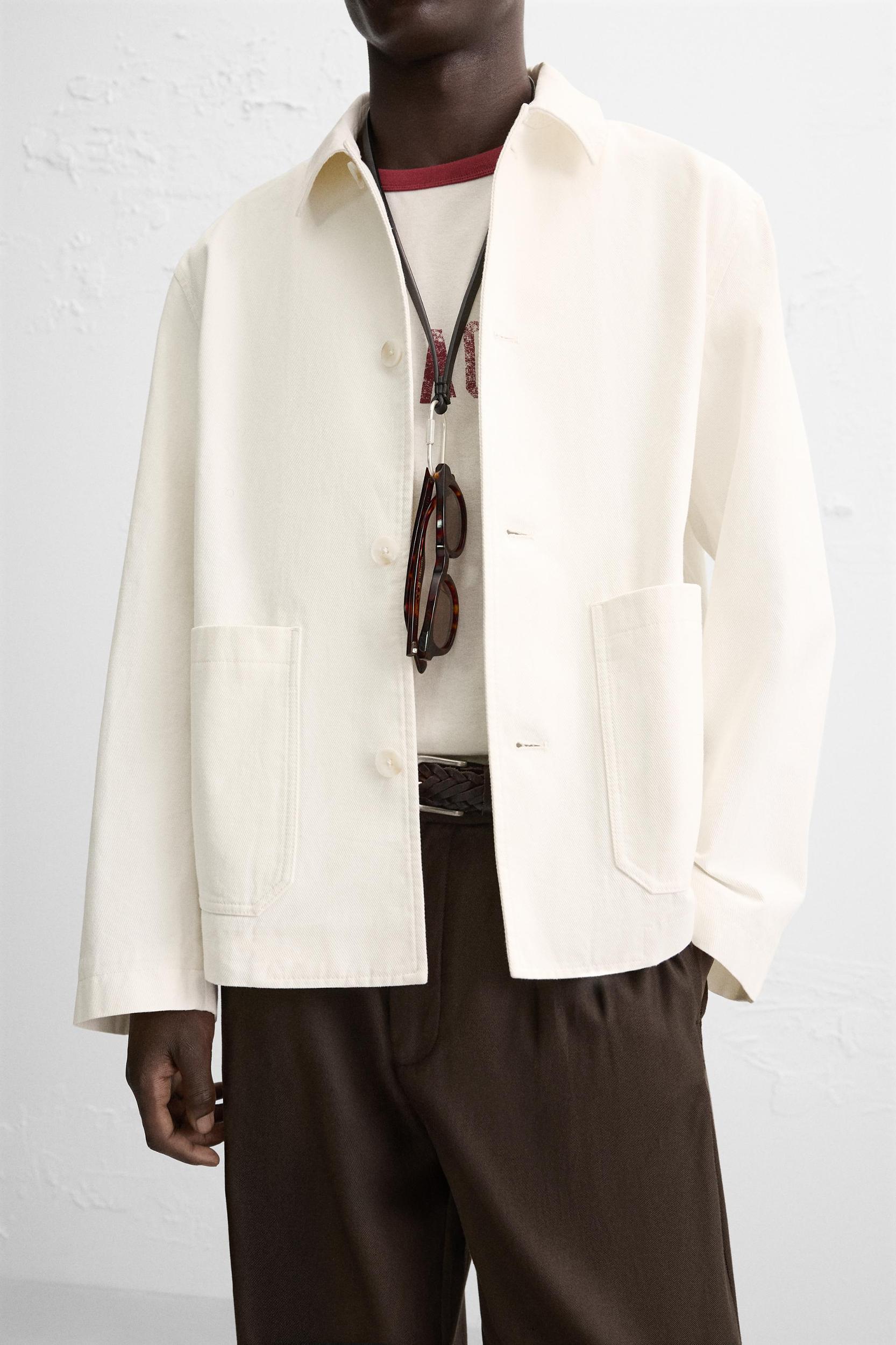 REGULAR FIT POCKET OVERSHIRT Product Image