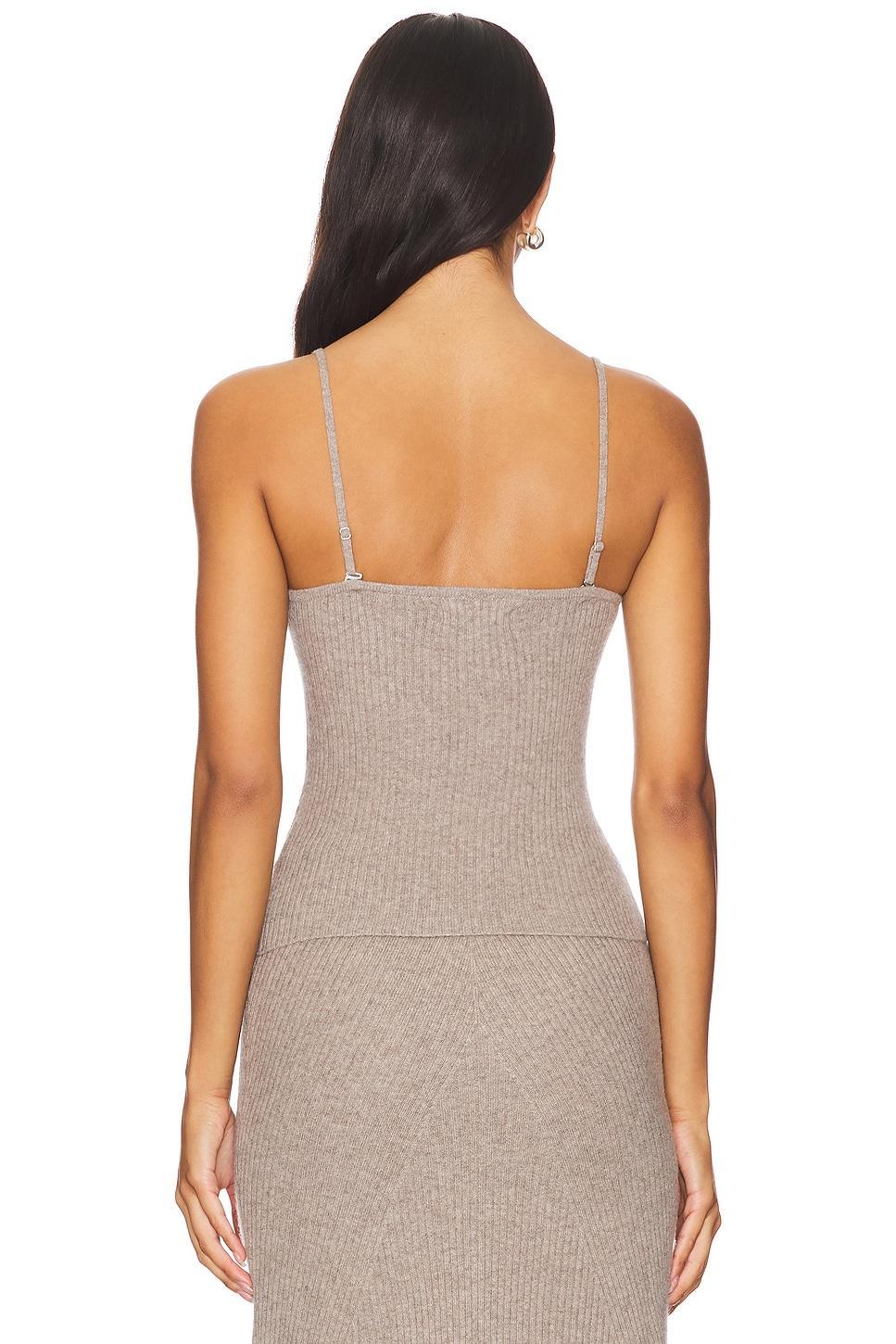 Wool Cashmere Ribbed Convertible Cami Product Image