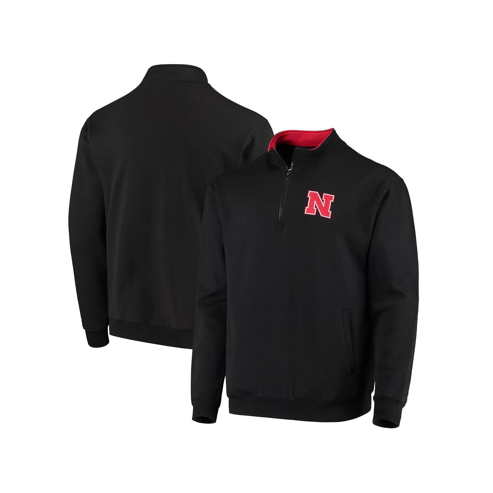 Men's Colosseum Charcoal Oklahoma Sooners Tortugas Logo Quarter-Zip Pullover Jacket, Size: Medium Product Image