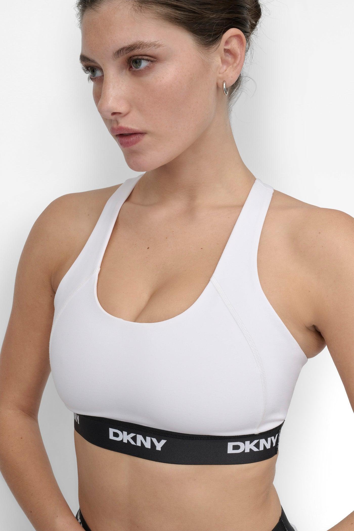 LOGO ELASTIC SCOOP NECK RACERBACK BRA Product Image