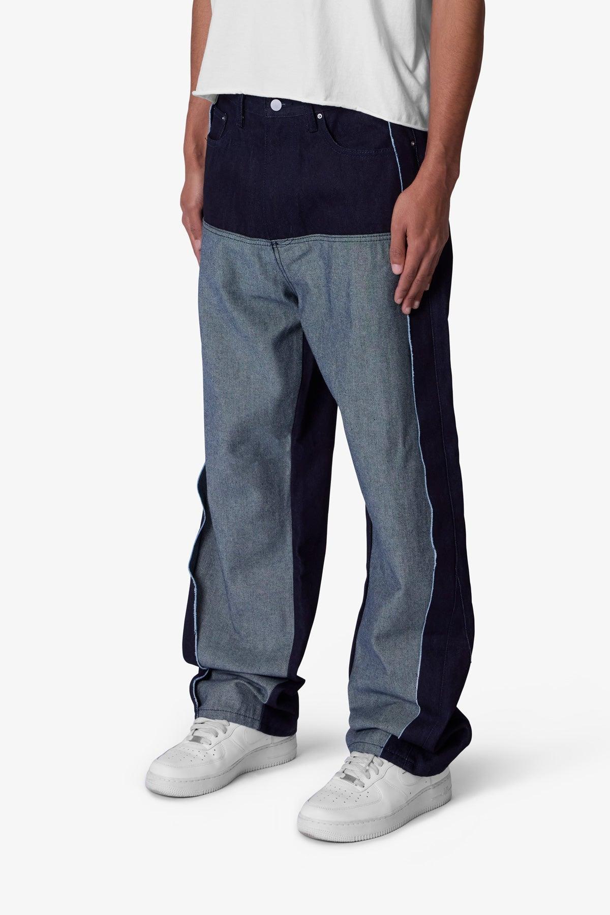 Ultra Baggy Inverted Denim - Navy Product Image