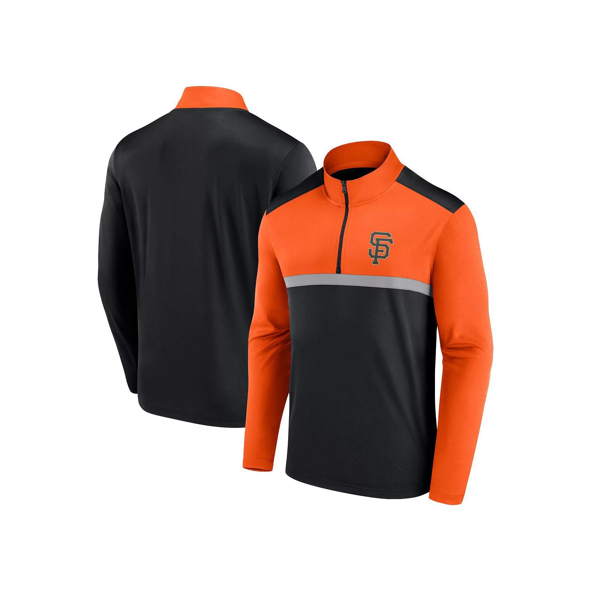 Men's Fanatics Black Baltimore Orioles Unstoppable Quarter-Zip Top, Size: Small Product Image