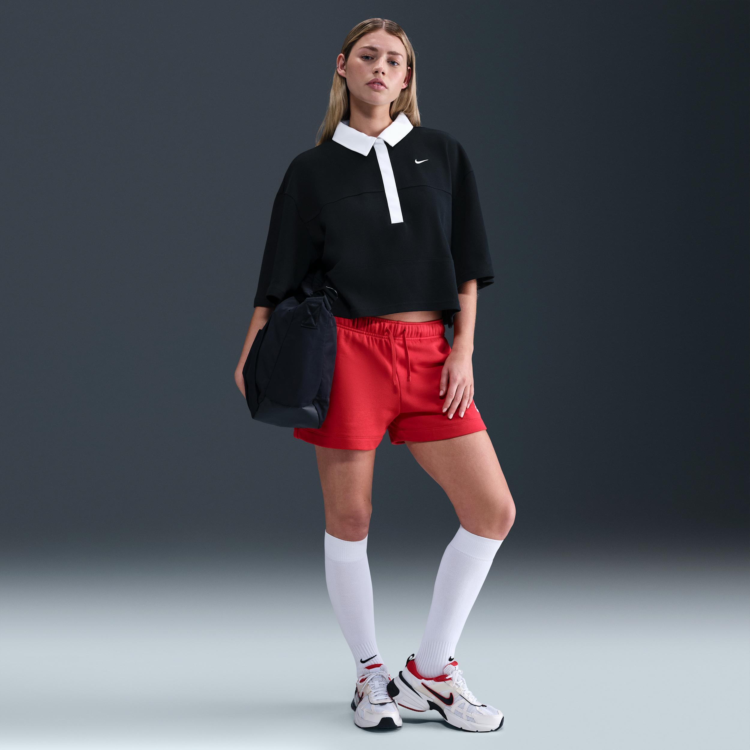 Nike Sportswear Women's Oversized Short-Sleeve Polo Top Product Image