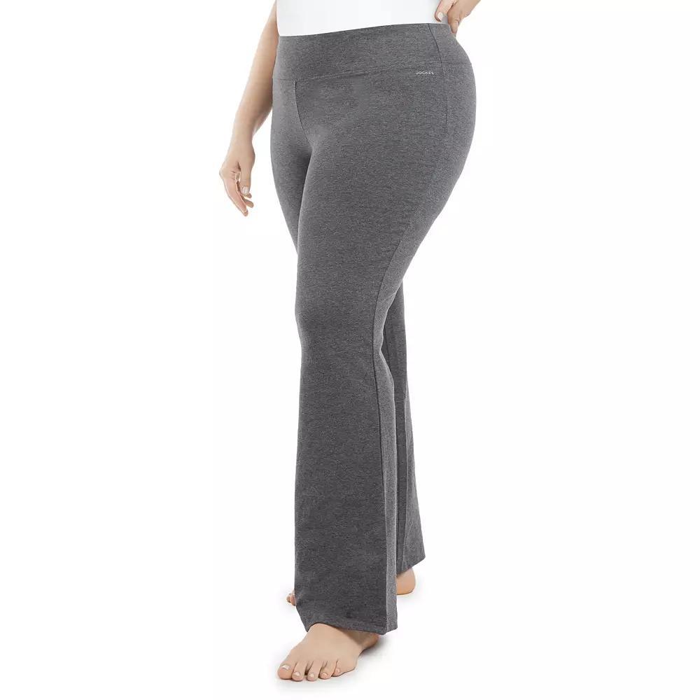Plus Size Jockey Sport® Slim Bootleg Pants, Women's, Size: 3XL, Deep Black Product Image