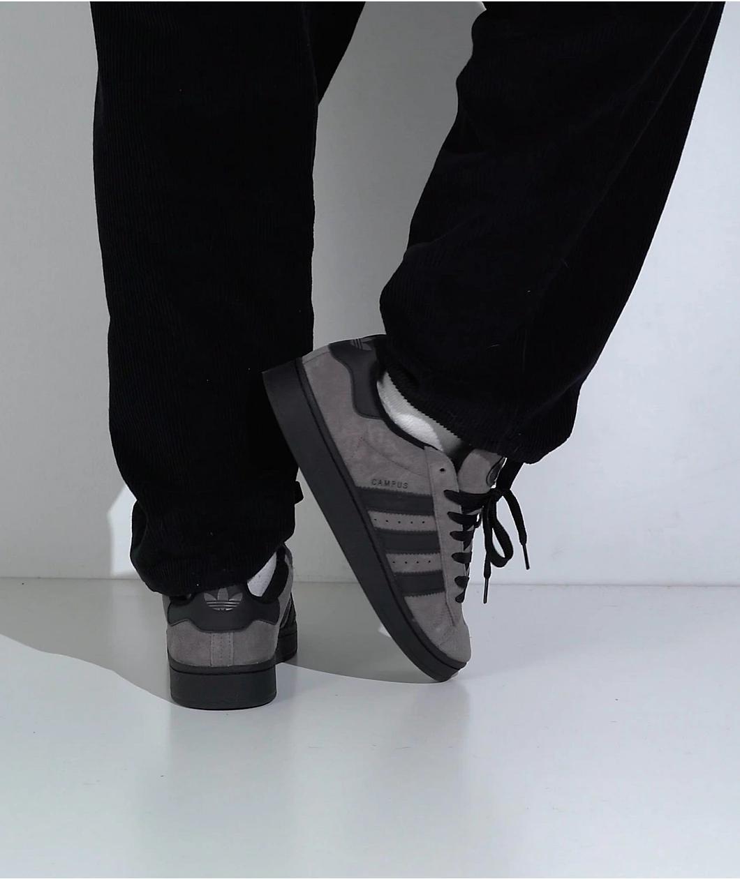 adidas Originals Campus 00s Charcoal & Core Black Skate Shoes Product Image