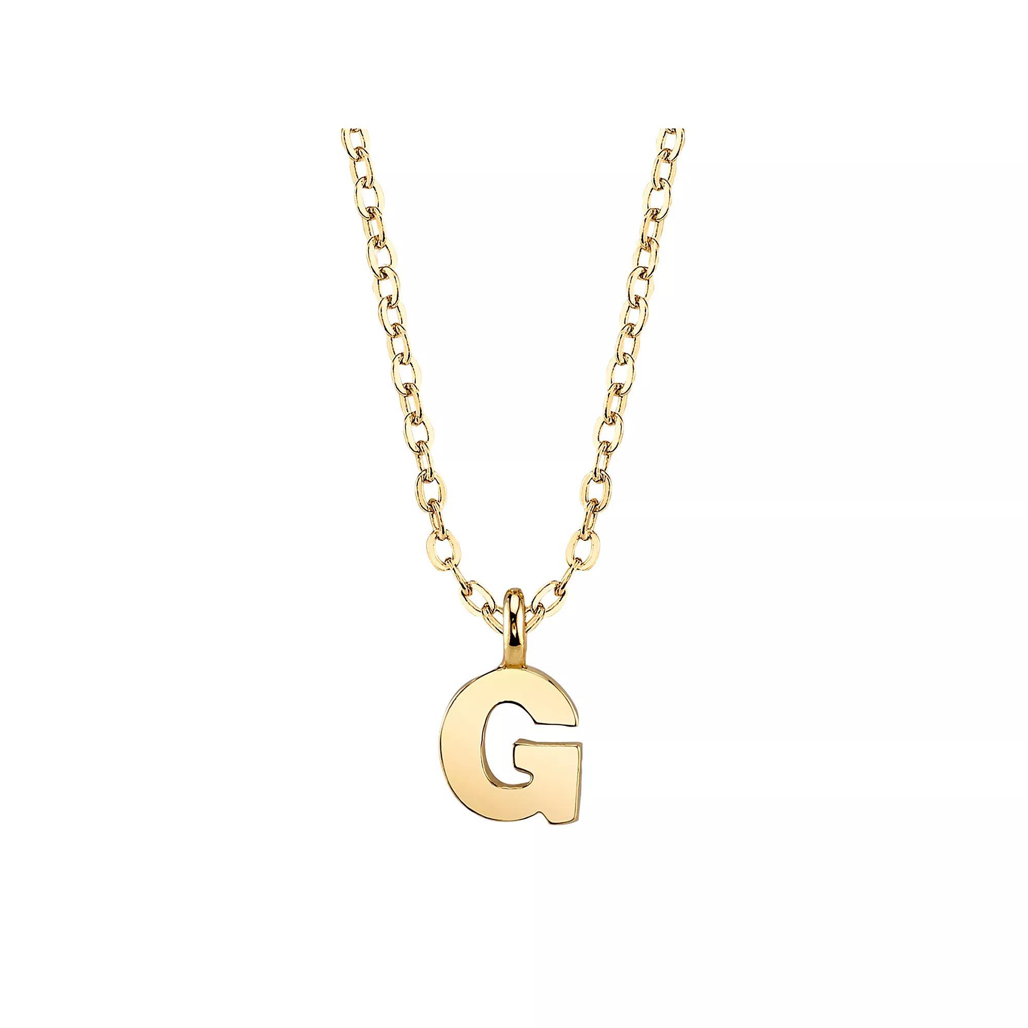 1928 Initial Pendant Necklace, Womens Product Image