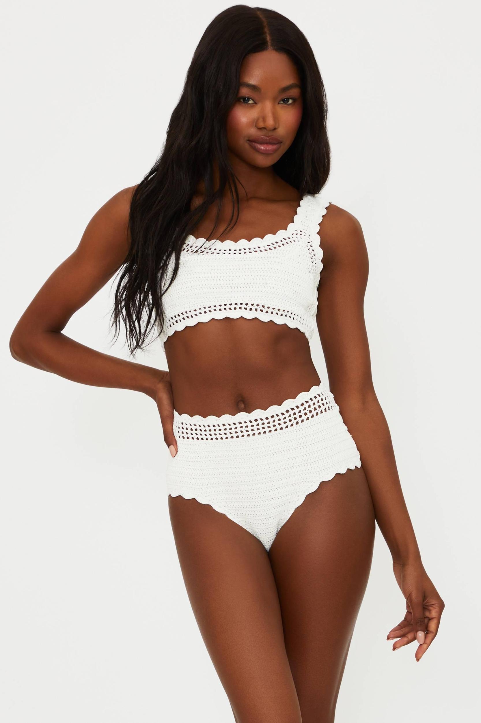 Wyatt Bottom White Crochet Product Image