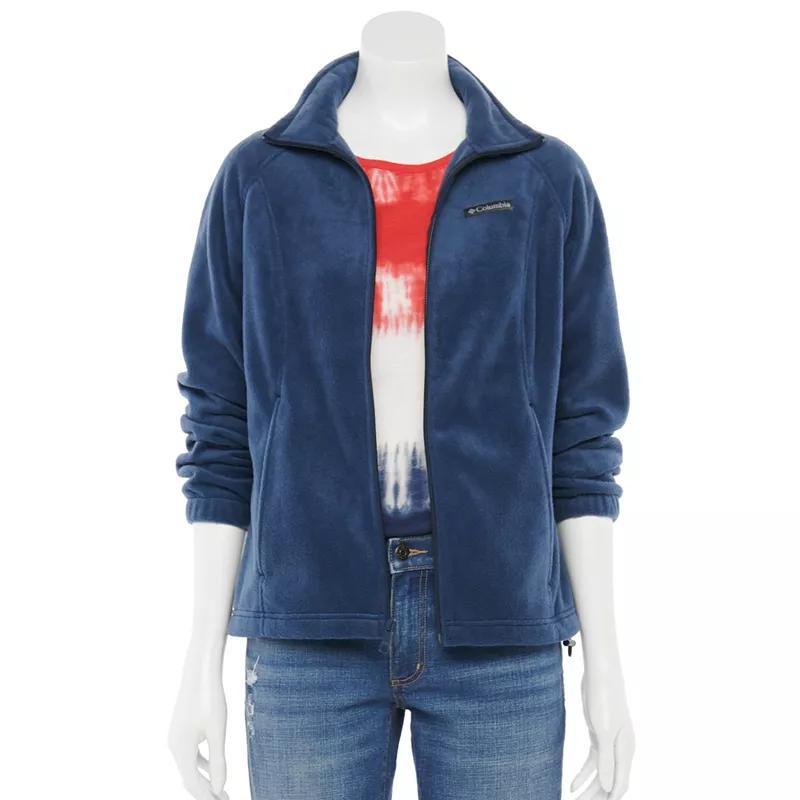 Petite Columbia Benton Springs Fleece Jacket, Womens Columbia Blue Product Image