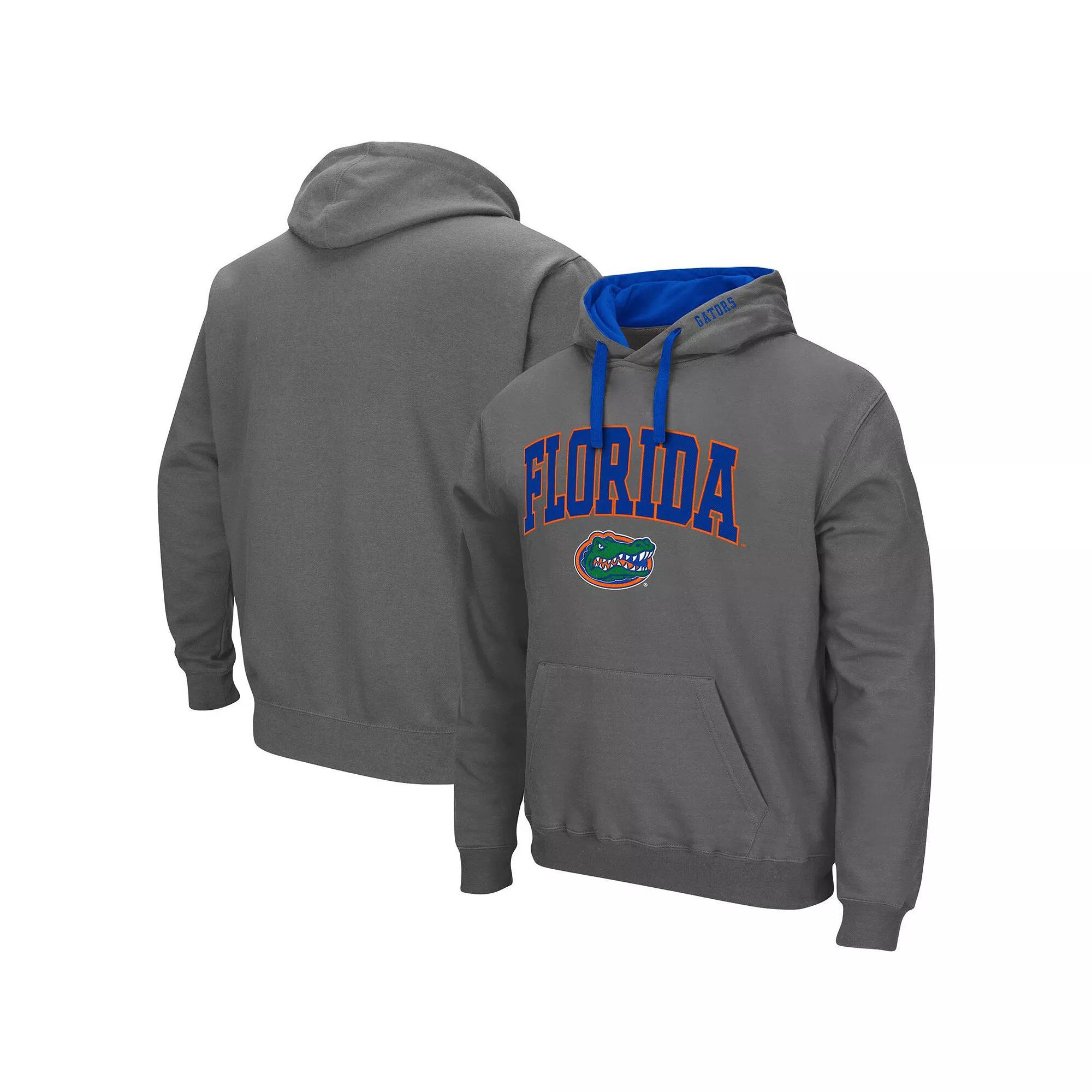 Men's Colosseum Red Louisville Cardinals Big & Tall Arch & Logo 2.0 Pullover Hoodie, Size: 3XB Product Image