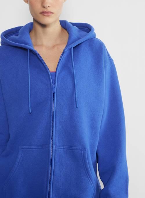 Baggy Cinch Zip-Up Hoodie Product Image