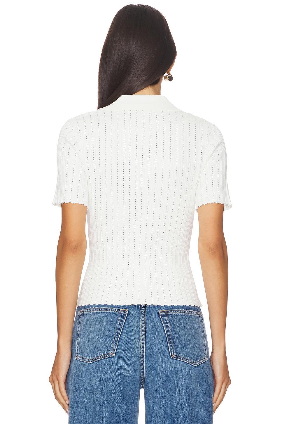 The Jess Pointelle Polo Shirt Joe's Jeans Product Image
