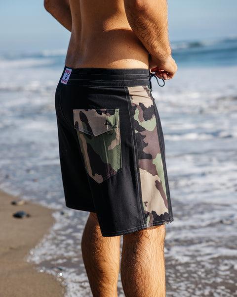 Birdie Boardshorts - Black Camo Product Image