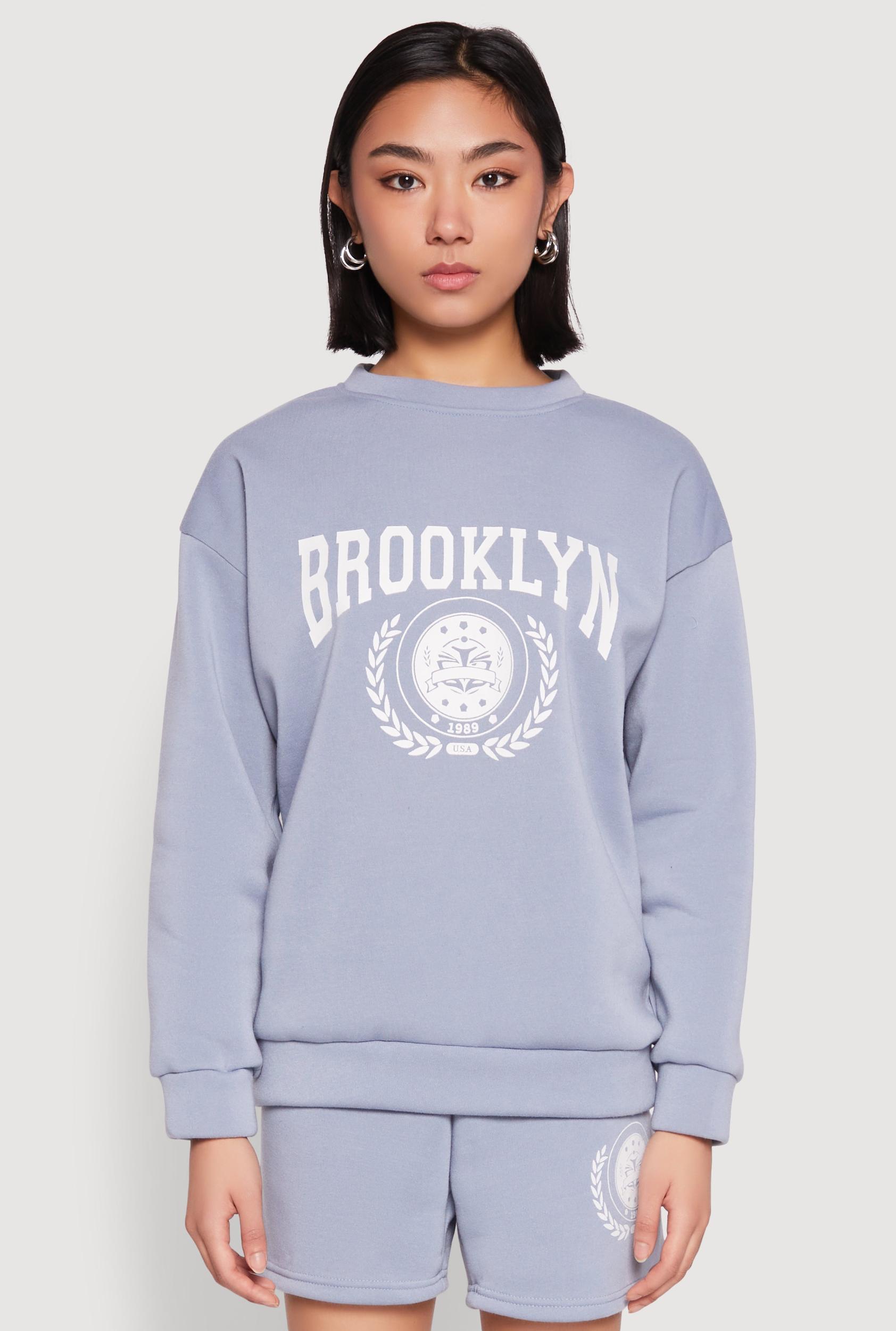 Womens Fleece Brooklyn Graphic Sweatshirt Product Image