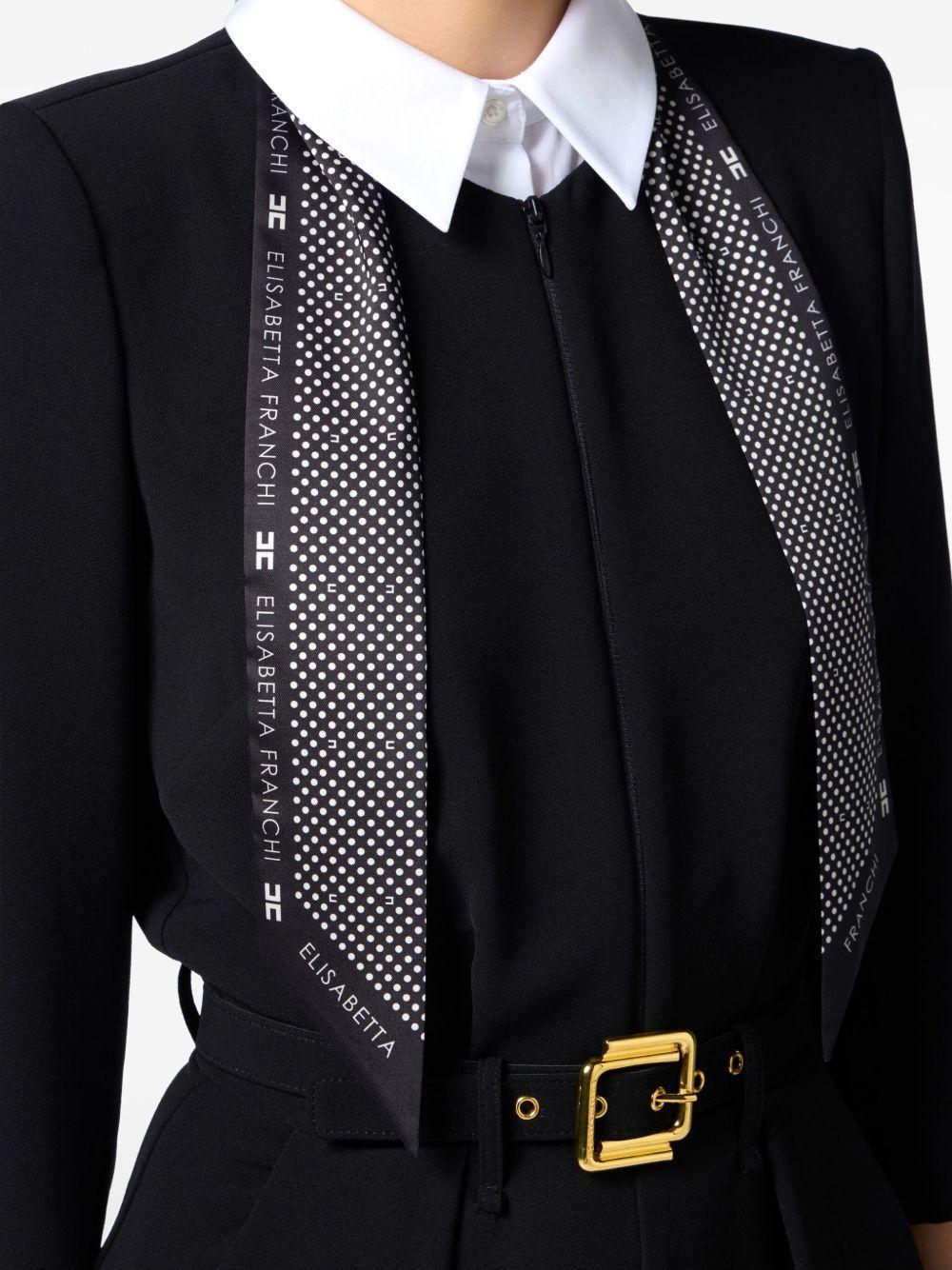 scarf-detail jumpsuit  Product Image