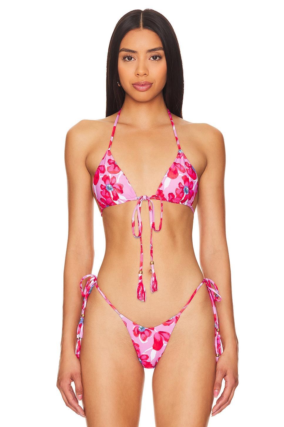 Lovers and Friends Horizon Top in Pink Vivid Floral Product Image