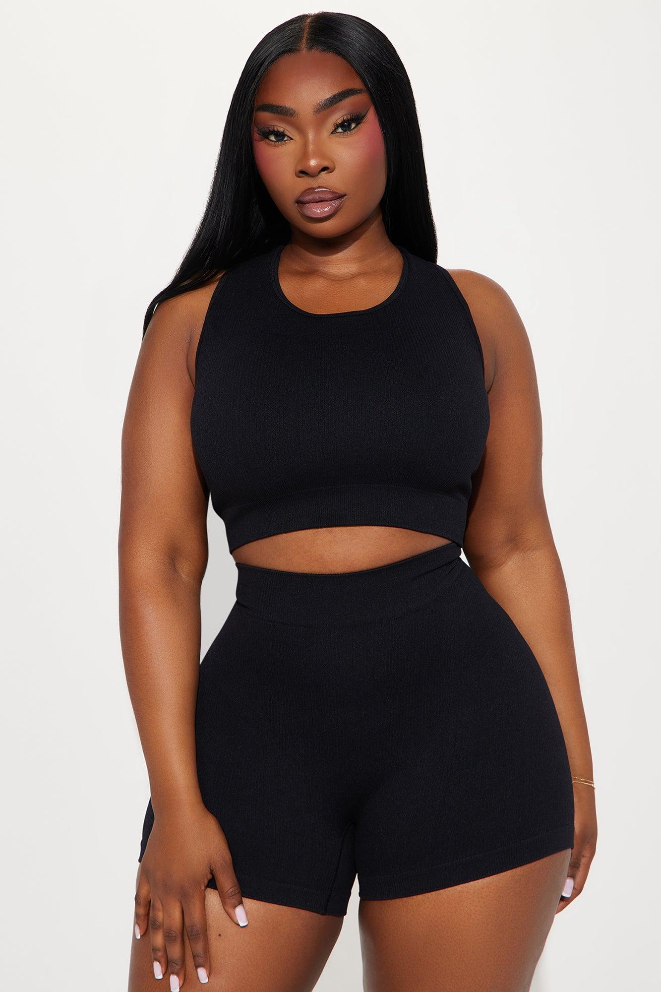 Beach Body Effortless Seamless Sports Bra - Black Product Image