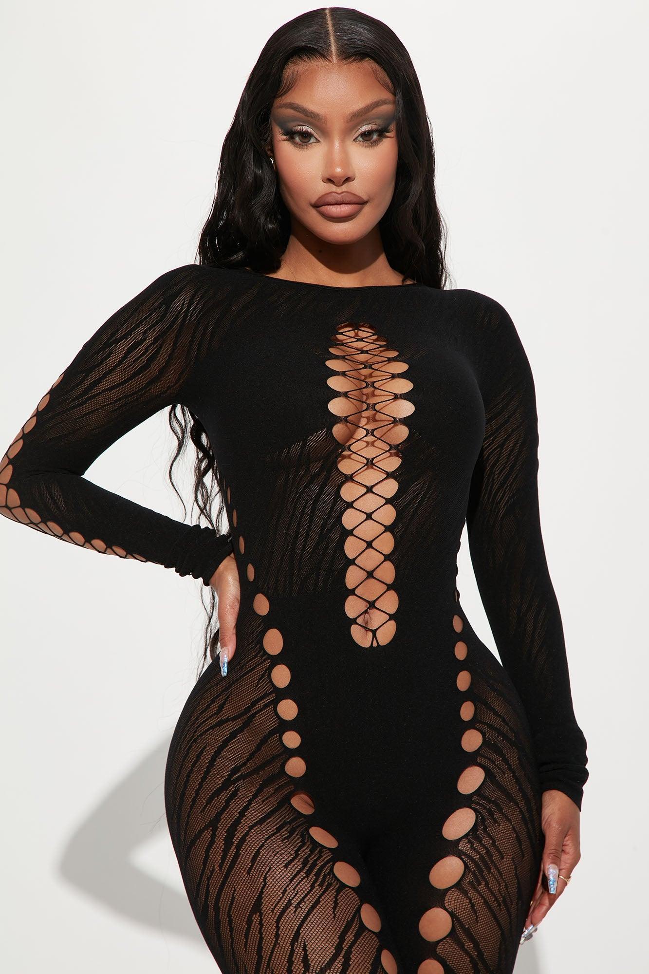 Always Nice Seamless Jumpsuit - Black Product Image
