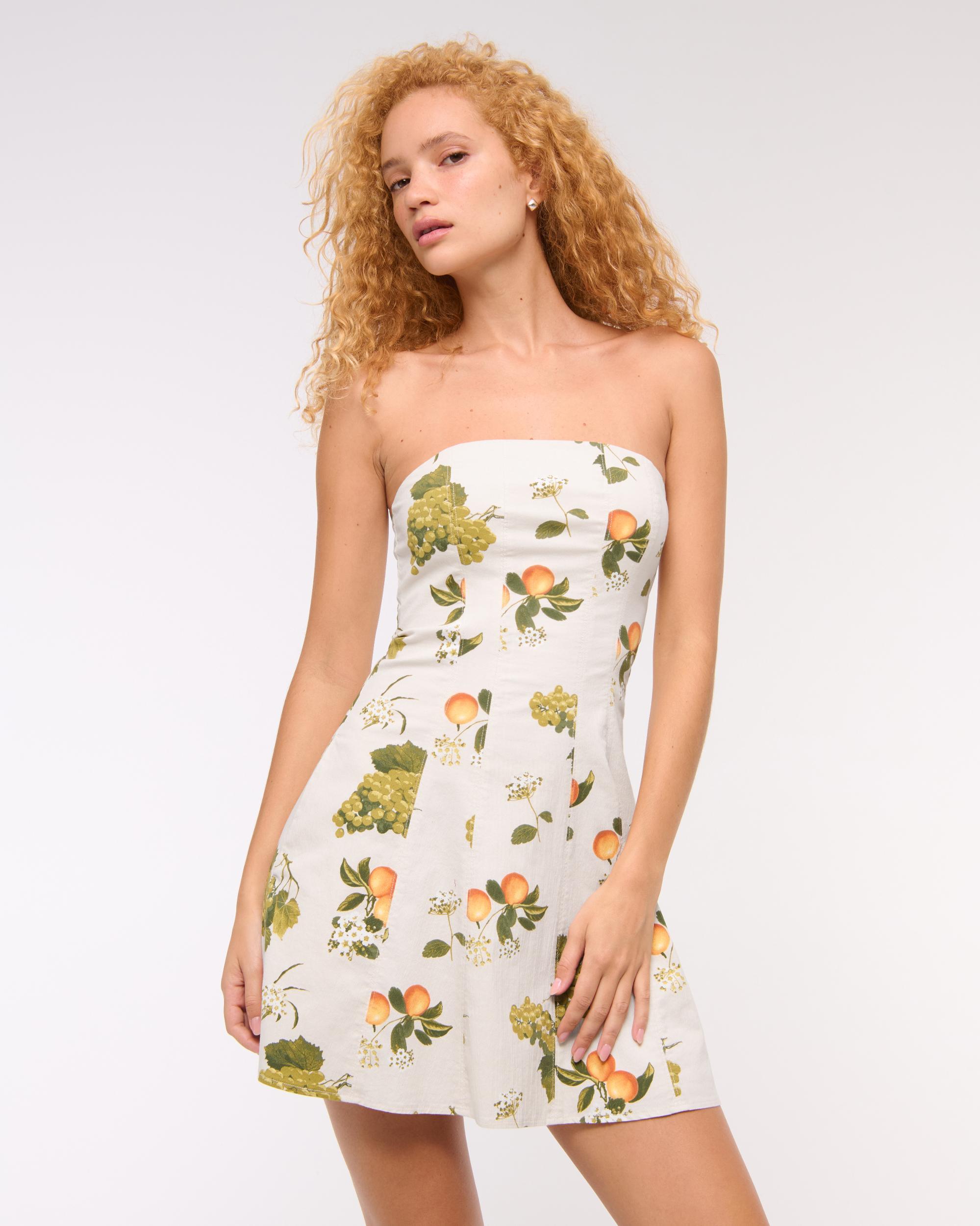 The A&F Mila Strapless Mini Dress Product Image