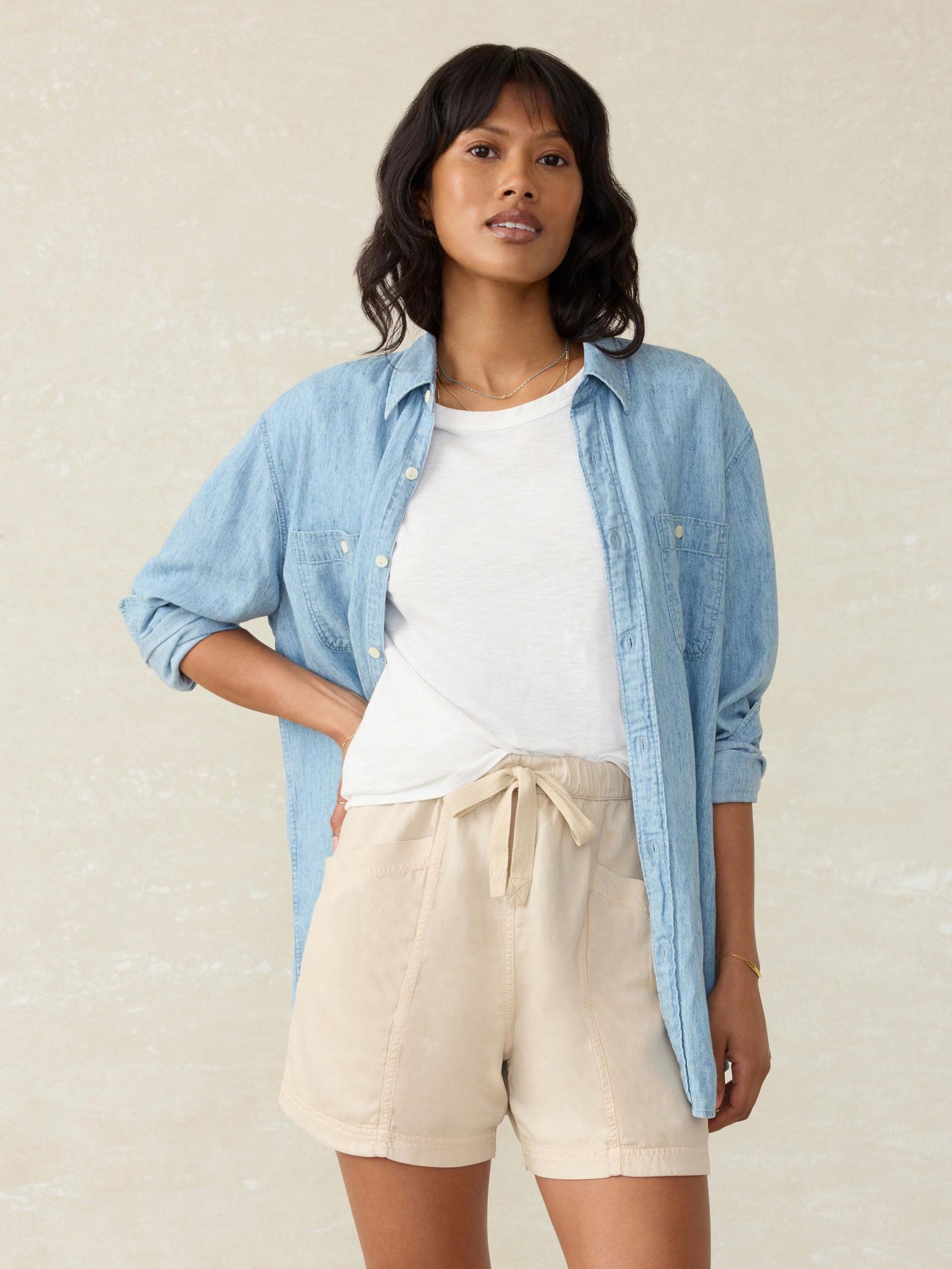 Topanga Drape Short - Wheaten Product Image
