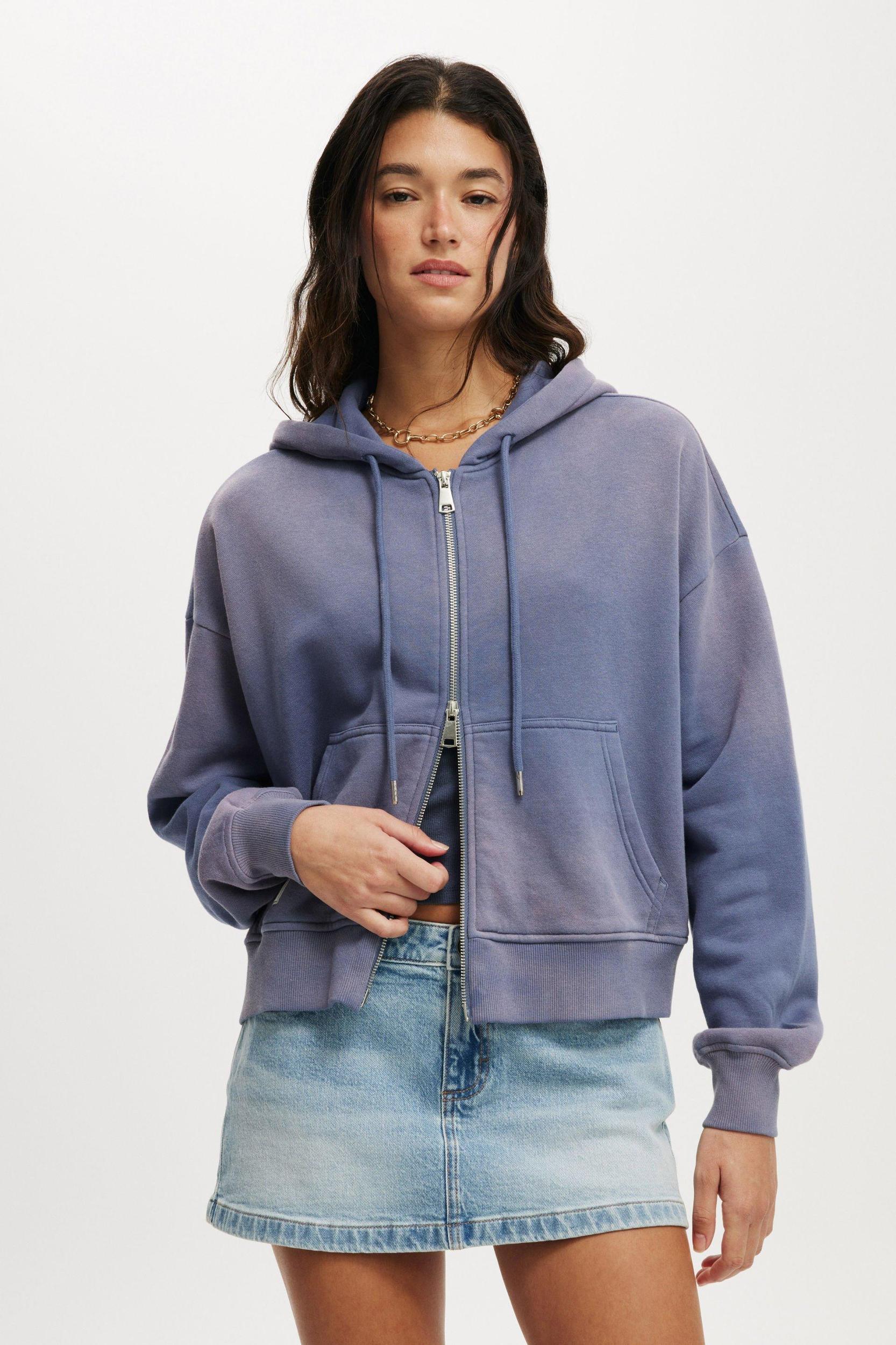 Classic Fleece Oversized Zip Through Hoodie Product Image