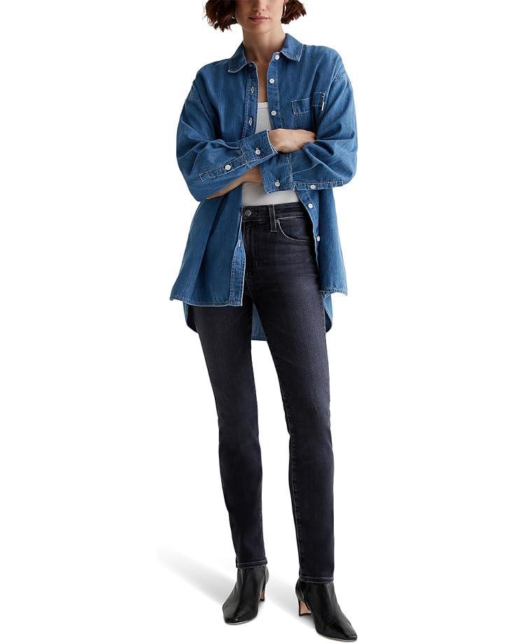 Mari Mid Rise Slim Straight Jeans in 3 Years Berlin Product Image