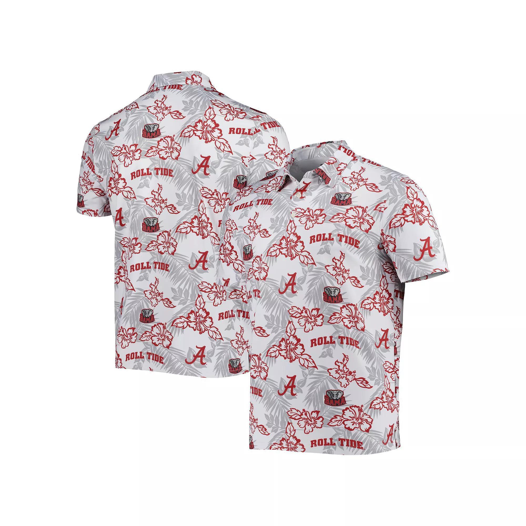 Men's Reyn Spooner White Alabama Crimson Tide Performance Polo, Size: Small Product Image