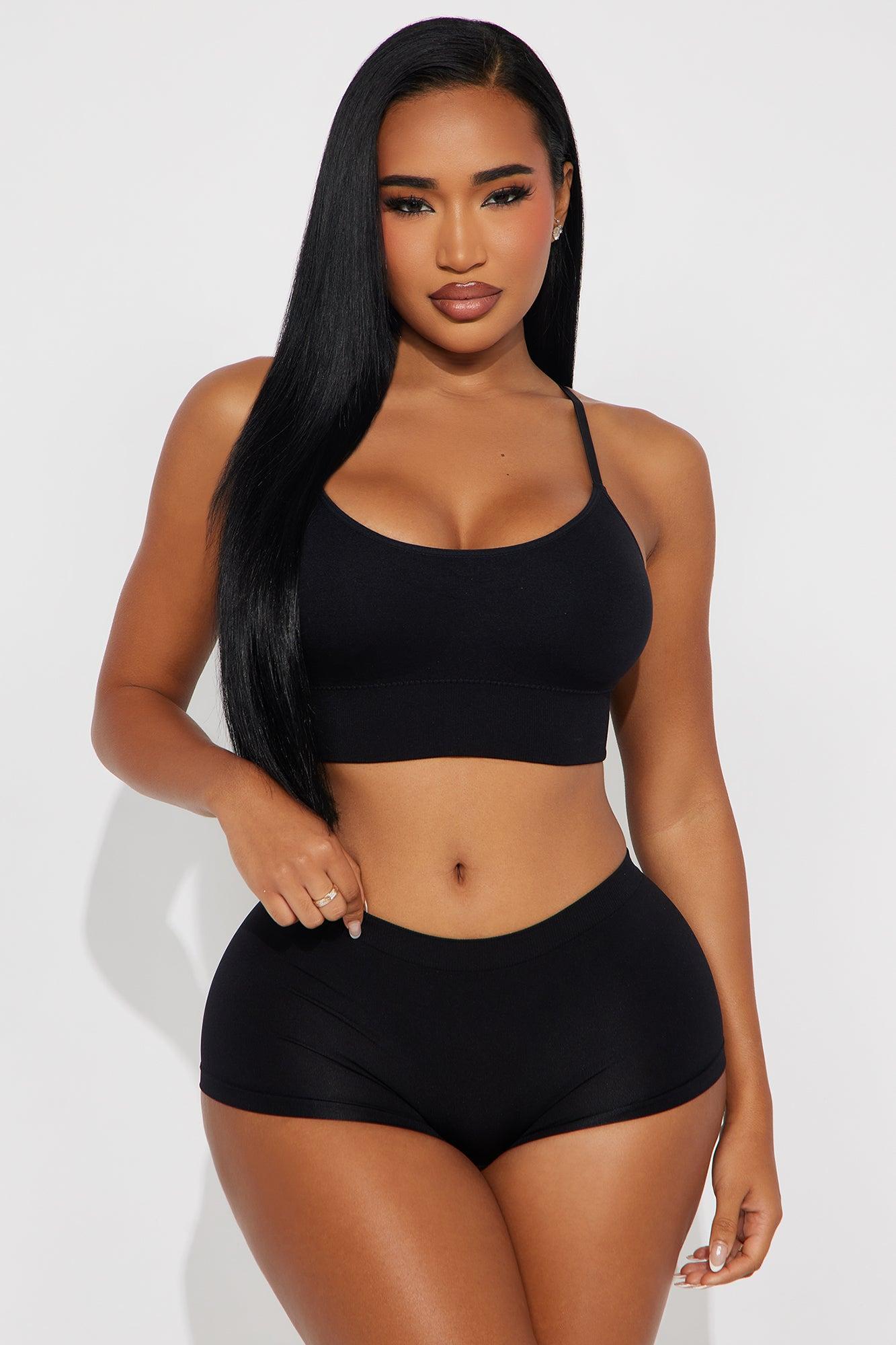 Smooth And Ready Seamless Cami Bralette - Black Product Image