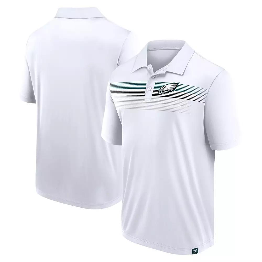 Men's Fanatics White Philadelphia Eagles Big & Tall Sublimated Polo, Size: 3XLT Product Image