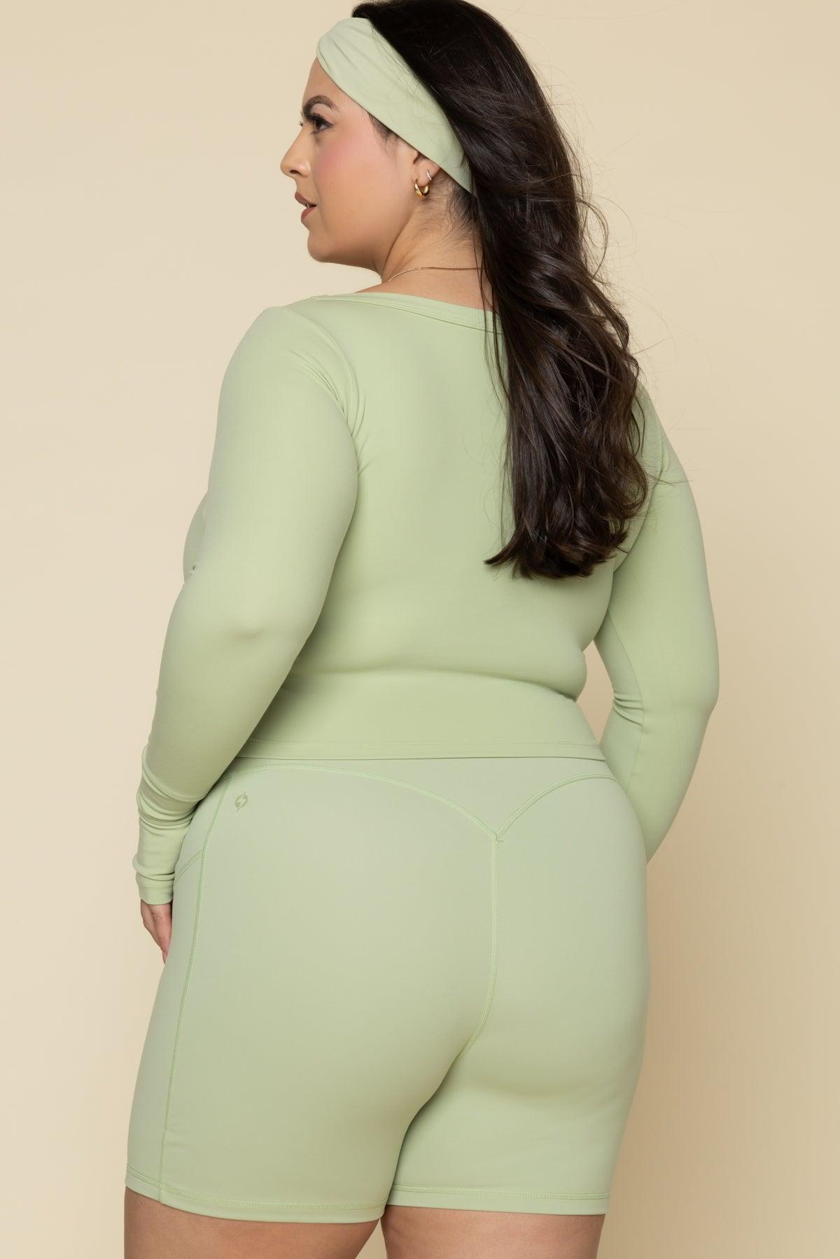 Your Favorite Long Sleeve Reversible Top - Pistachio Product Image